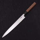 Yanagiba Blue Steel #2 Kasumi Walnut Handle 240mm-[Musashi]-[Japanese-Kitchen-Knives]