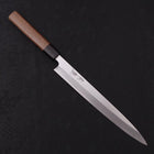 Yanagiba Blue Steel #2 Kasumi Walnut Handle 240mm-[Musashi]-[Japanese-Kitchen-Knives]