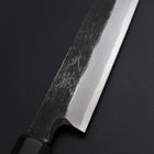 Yanagiba Blue Steel #2 Kurouchi Buffalo Ebony Handle 200mm-[Musashi]-[Japanese-Kitchen-Knives]