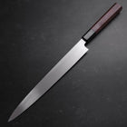 Yanagiba Blue Steel #2 Kurouchi Buffalo Wenge Handle 270mm-[Musashi]-[Japanese-Kitchen-Knives]