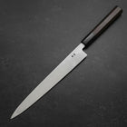 Yanagiba Blue Steel #2 Suminagashi Buffalo Ebony Handle 240mm-[Musashi]-[Japanese-Kitchen-Knives]