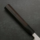 Yanagiba Blue Steel #2 Suminagashi Buffalo Ebony Handle 240mm-[Musashi]-[Japanese-Kitchen-Knives]