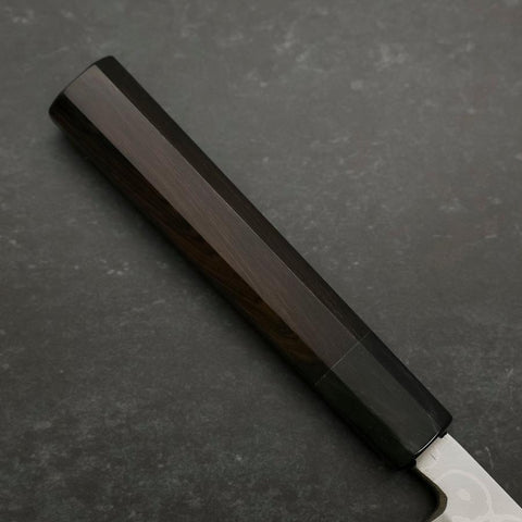 Yanagiba Blue Steel #2 Suminagashi Buffalo Ebony Handle 300mm-[Musashi]-[Japanese-Kitchen-Knives]