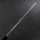 Yanagiba Left Hand AUS-10 Polished Buffalo Teak Handle 240mm-[Musashi]-[Japanese-Kitchen-Knives]
