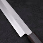 Yanagiba Left Hand AUS-10 Polished Ebony Handle 210mm-[Musashi]-[Japanese-Kitchen-Knives]