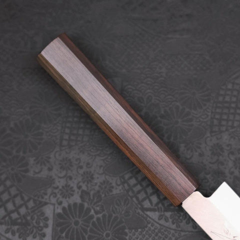 Yanagiba Left Hand AUS-10 Polished Ebony Handle 210mm-[Musashi]-[Japanese-Kitchen-Knives]