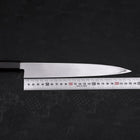 Yanagiba Left Hand AUS-10 Polished Ebony Handle 240mm (9.4”)-[Musashi]-[Japanese-Kitchen-Knives]