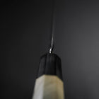 Yanagiba Left-Hand Silver Steel #3 Kasumi Buffalo Magnolia Handle 240mm-[Musashi]-[Japanese-Kitchen-Knives]