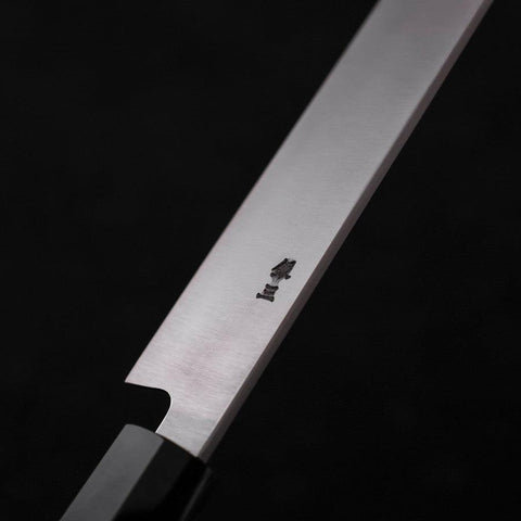 Yanagiba Silver Steel #3 Hon-Kasumi Buffalo Teak Handle 270mm-[Musashi]-[Japanese-Kitchen-Knives]