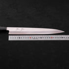 Yanagiba Silver Steel #3 Hon-Kasumi Buffalo Teak Handle 270mm-[Musashi]-[Japanese-Kitchen-Knives]