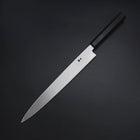 Yanagiba Silver Steel #3 Kasumi Buffalo Ebony Handle 270mm-[Musashi]-[Japanese-Kitchen-Knives]