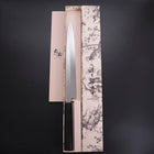 Yanagiba Silver Steel #3 Kasumi Buffalo Ebony Handle 270mm-[Musashi]-[Japanese-Kitchen-Knives]