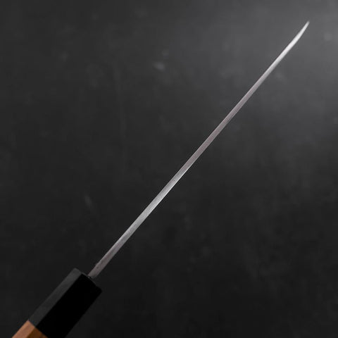 Yanagiba Silver Steel #3 Kasumi Buffalo Teak Handle 200mm-[Musashi]-[Japanese-Kitchen-Knives]