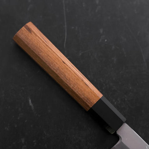 Yanagiba Silver Steel #3 Kasumi Buffalo Teak Handle 200mm-[Musashi]-[Japanese-Kitchen-Knives]