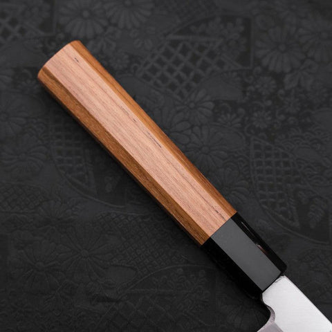 Yanagiba Silver Steel #3 Kasumi Buffalo Teak Handle 270mm-[Musashi]-[Japanese-Kitchen-Knives]