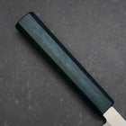 Yanagiba Silver Steel #3 Kasumi Dark Blue Urushi Handle 200mm-[Musashi]-[Japanese-Kitchen-Knives]