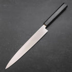 Yanagiba Silver Steel #3 Kasumi Dark Blue Urushi Handle 240mm-[Musashi]-[Japanese-Kitchen-Knives]