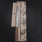 Yanagiba Silver Steel #3 Kasumi White Urushi Handle 260mm-[Musashi]-[Japanese-Kitchen-Knives]