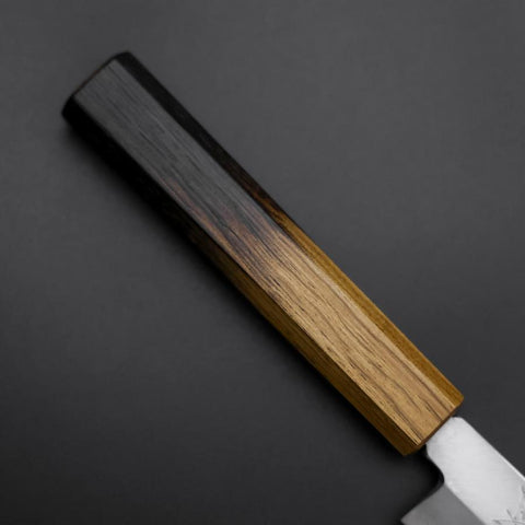 Yanagiba Silver Steel #3 Kasumi Yaki Urushi Handle 205mm-[Musashi]-[Japanese-Kitchen-Knives]