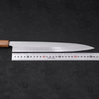 Yanagiba Silver Steel #3 Kasumi Yaki Urushi Handle 260mm-[Musashi]-[Japanese-Kitchen-Knives]