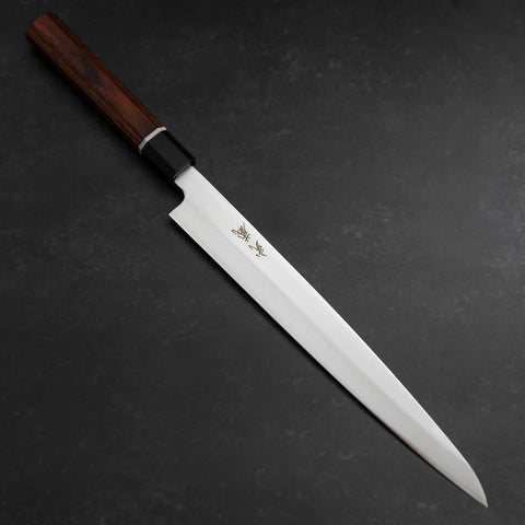 Yanagiba VG-10 Damascus Cherry Handle 270mm with Sheath-[Musashi]-[Japanese-Kitchen-Knives]