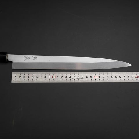 Yanagiba White Steel #2 Kasumi Cherry Handle 300mm-[Musashi]-[Japanese-Kitchen-Knives]