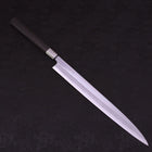 Yanagiba White Steel #1 Ebony Handle 300mm-[Musashi]-[Japanese-Kitchen-Knives]