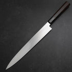 Yanagiba White Steel #2 Honyaki Buffalo Ebony Handle 270mm-[Musashi]-[Japanese-Kitchen-Knives]