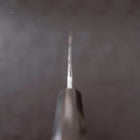 Yanagiba White Steel #2 Kasumi Chokin Sakura-Fuji Buffalo Ebony Handle 210mm-[Musashi]-[Japanese-Kitchen-Knives]